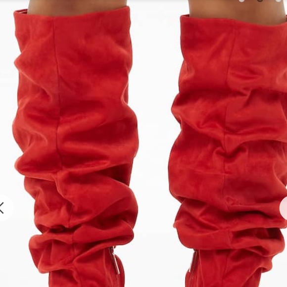 Slouchy Faux Suede Boots forever21 - Picture 7 of 8